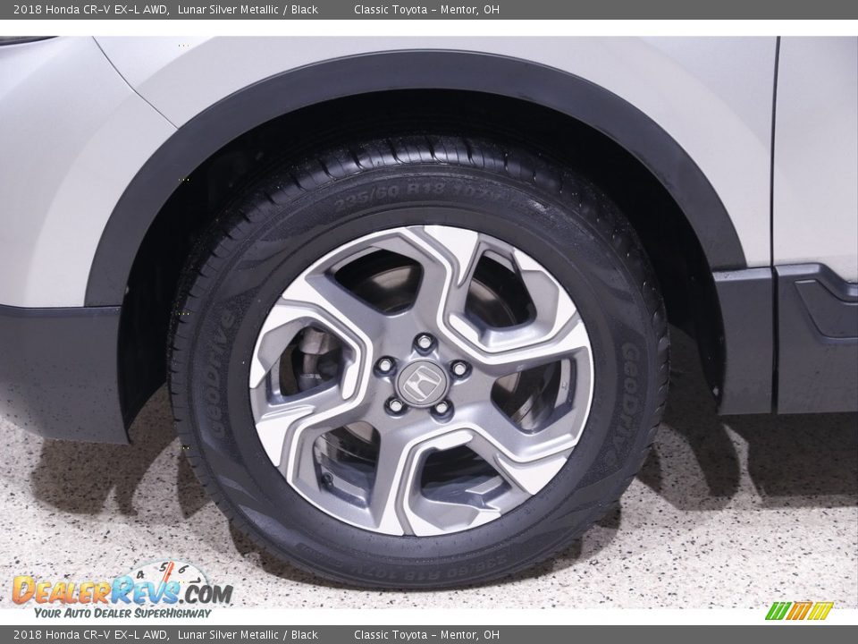 2018 Honda CR-V EX-L AWD Lunar Silver Metallic / Black Photo #20