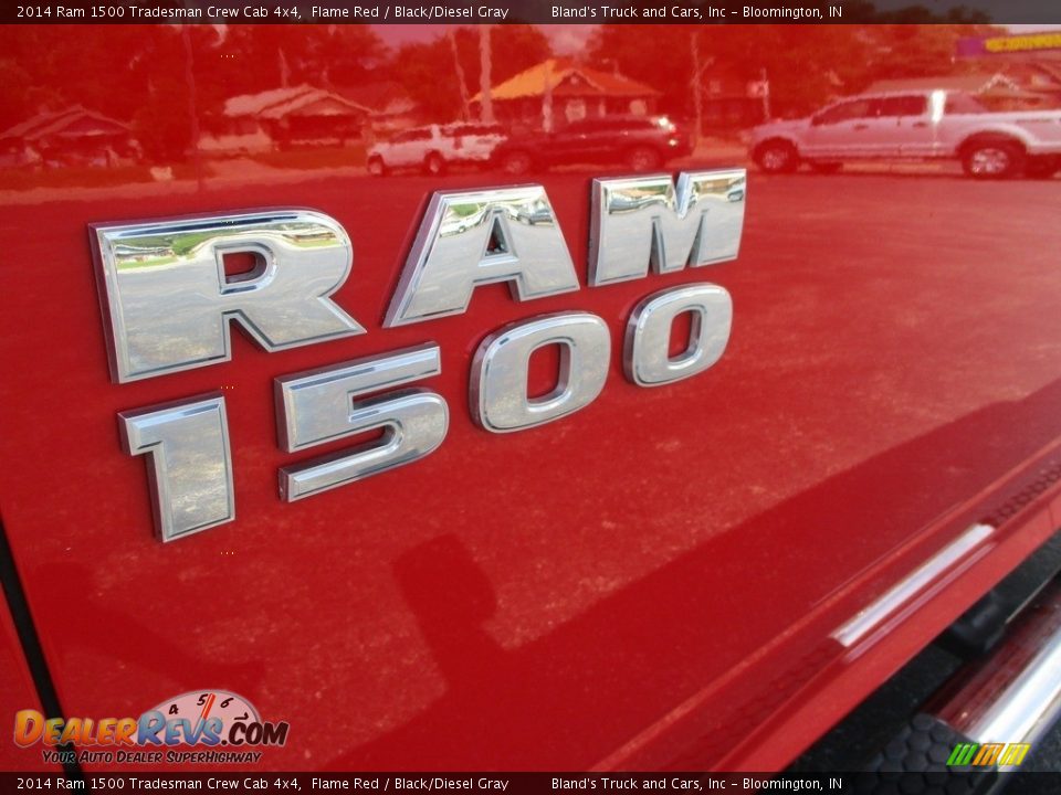 2014 Ram 1500 Tradesman Crew Cab 4x4 Flame Red / Black/Diesel Gray Photo #20