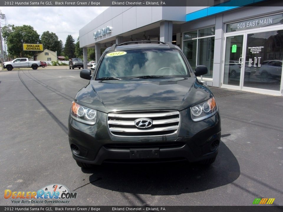 2012 Hyundai Santa Fe GLS Black Forest Green / Beige Photo #8