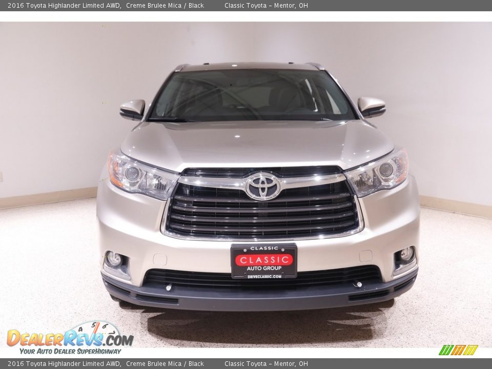 2016 Toyota Highlander Limited AWD Creme Brulee Mica / Black Photo #2