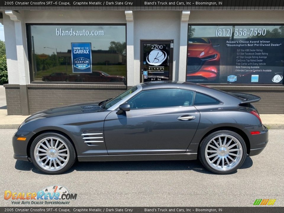 2005 Chrysler Crossfire SRT-6 Coupe Graphite Metallic / Dark Slate Grey Photo #1