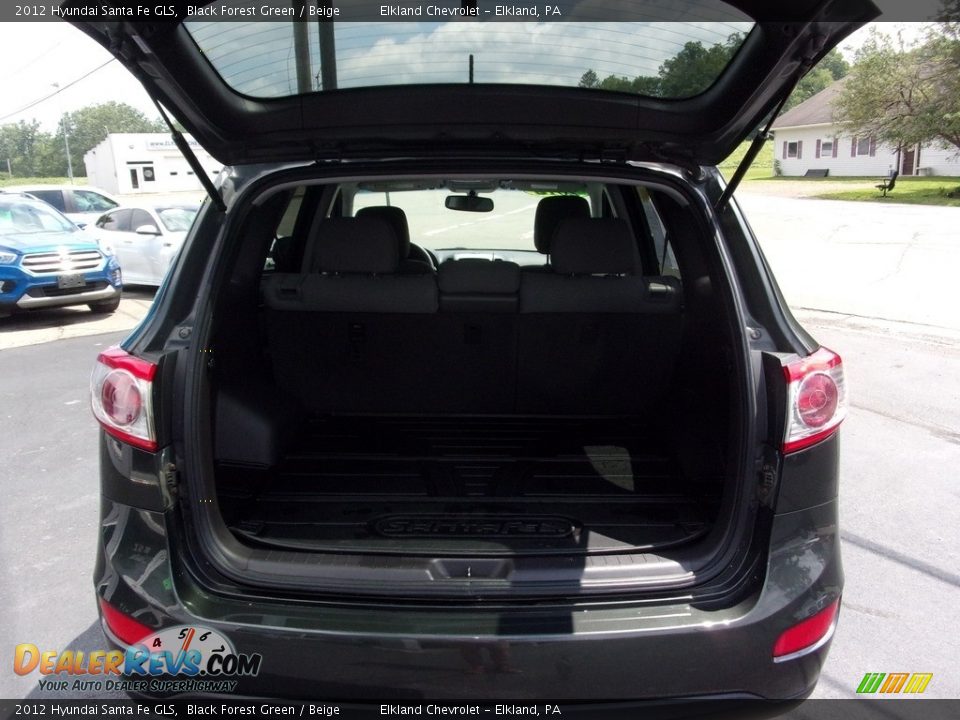 2012 Hyundai Santa Fe GLS Black Forest Green / Beige Photo #9