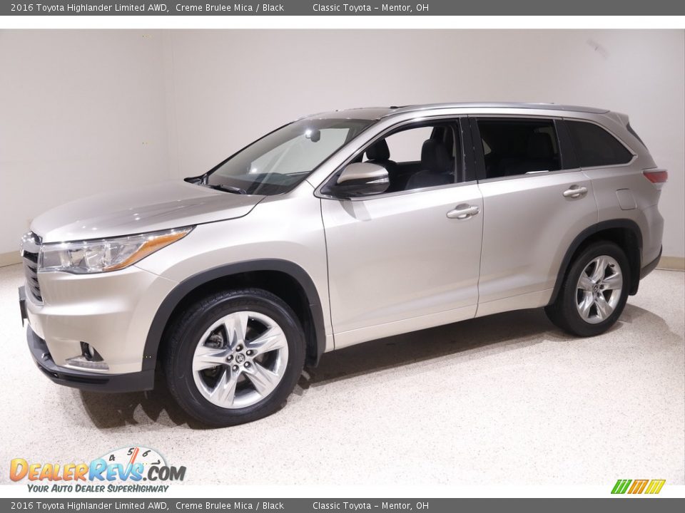 2016 Toyota Highlander Limited AWD Creme Brulee Mica / Black Photo #3