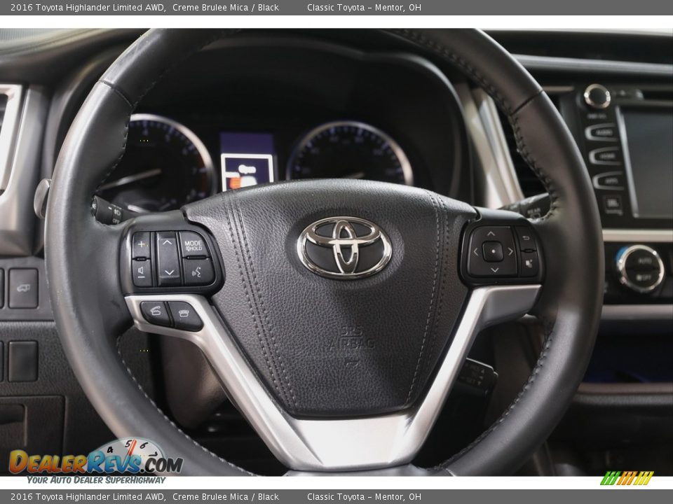 2016 Toyota Highlander Limited AWD Creme Brulee Mica / Black Photo #7