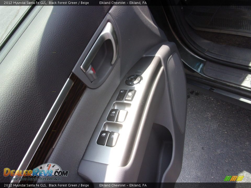 2012 Hyundai Santa Fe GLS Black Forest Green / Beige Photo #13