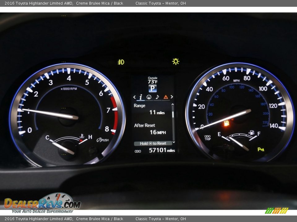 2016 Toyota Highlander Limited AWD Creme Brulee Mica / Black Photo #8
