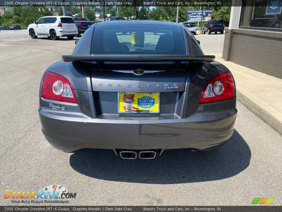 2005 Chrysler Crossfire SRT-6 Coupe Graphite Metallic / Dark Slate Grey Photo #6