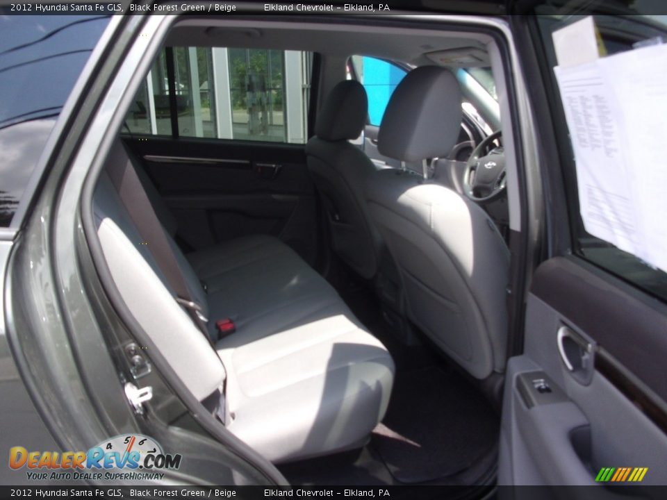 2012 Hyundai Santa Fe GLS Black Forest Green / Beige Photo #16