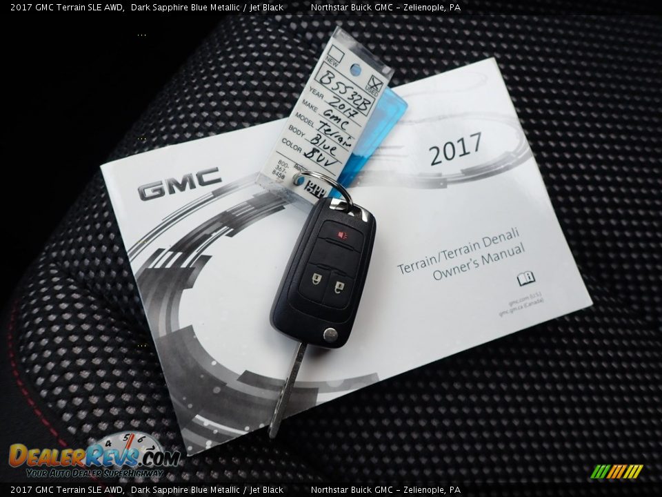 2017 GMC Terrain SLE AWD Dark Sapphire Blue Metallic / Jet Black Photo #29