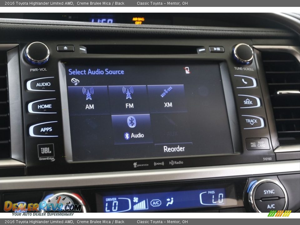 2016 Toyota Highlander Limited AWD Creme Brulee Mica / Black Photo #12