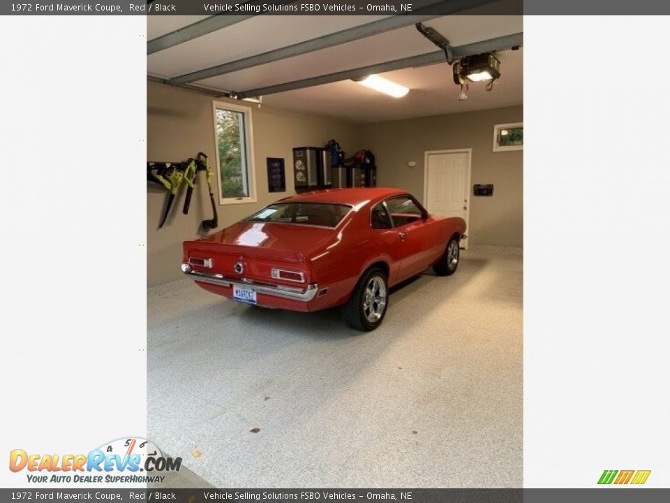 1972 Ford Maverick Coupe Red / Black Photo #5