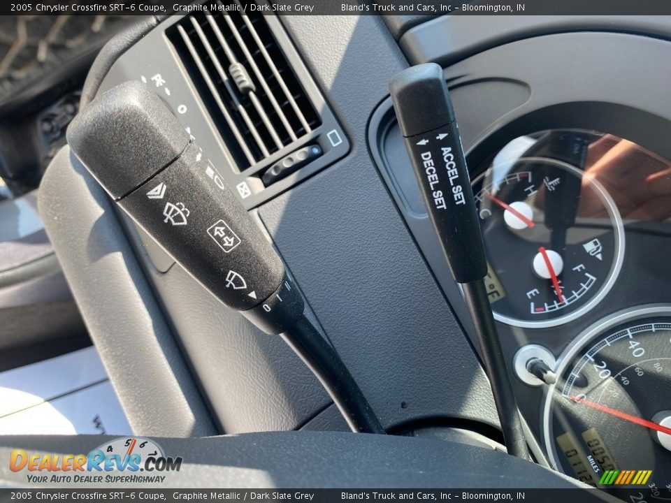 2005 Chrysler Crossfire SRT-6 Coupe Graphite Metallic / Dark Slate Grey Photo #14