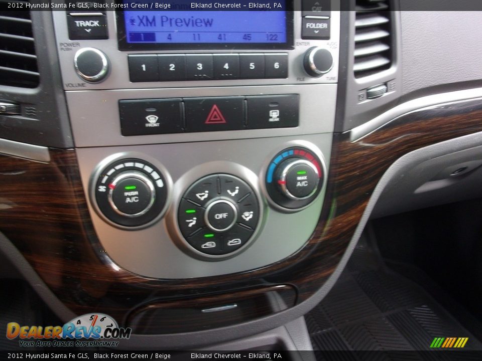 2012 Hyundai Santa Fe GLS Black Forest Green / Beige Photo #24