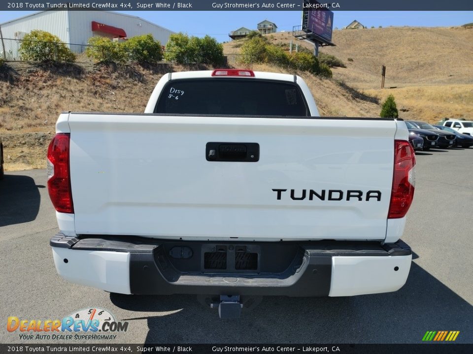 2018 Toyota Tundra Limited CrewMax 4x4 Super White / Black Photo #5