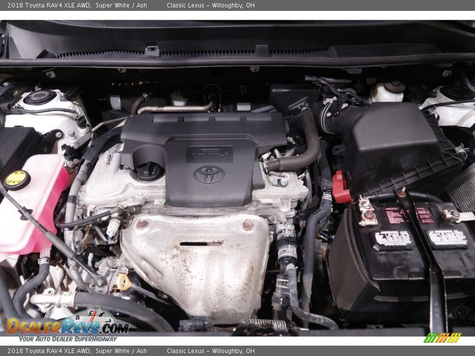2018 Toyota RAV4 XLE AWD Super White / Ash Photo #18