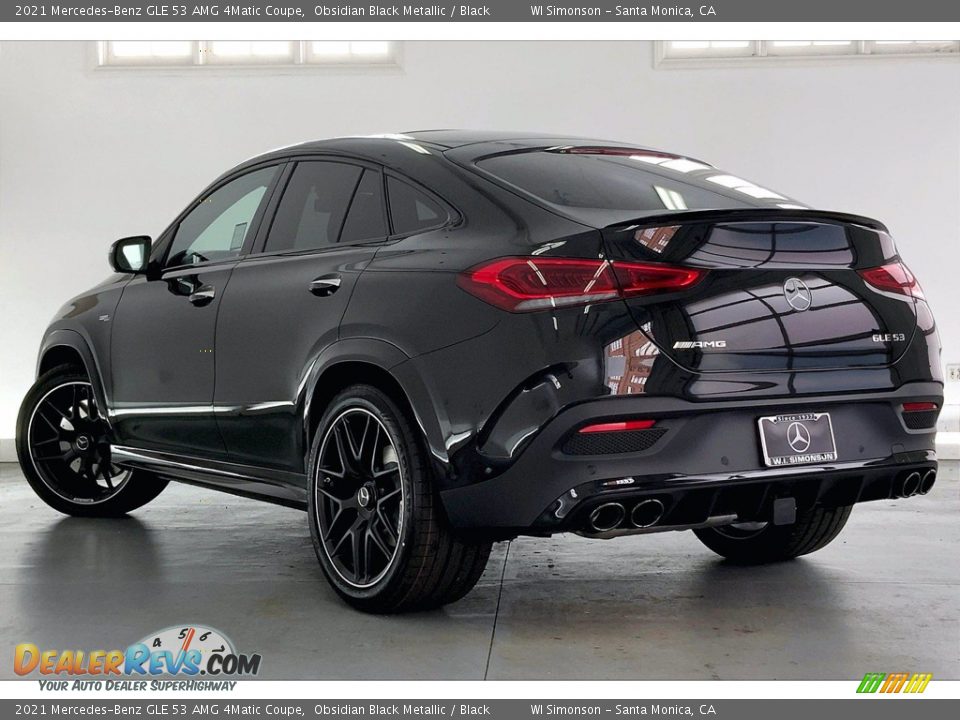 2021 Mercedes-Benz GLE 53 AMG 4Matic Coupe Obsidian Black Metallic / Black Photo #2