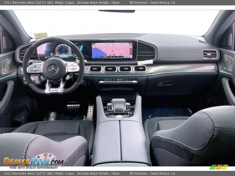 Dashboard of 2021 Mercedes-Benz GLE 53 AMG 4Matic Coupe Photo #6