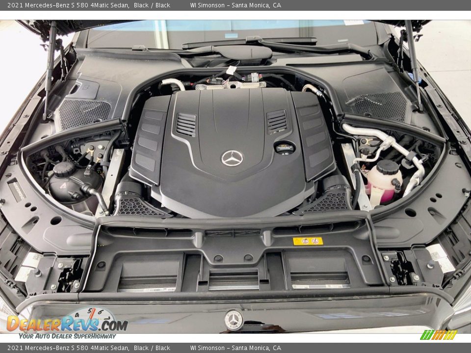 2021 Mercedes-Benz S 580 4Matic Sedan 4.0 Liter DI biturbo DOHC 32-Valve VVT V8 Engine Photo #9