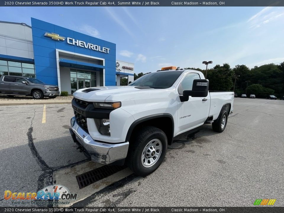 2020 Chevrolet Silverado 3500HD Work Truck Regular Cab 4x4 Summit White / Jet Black Photo #1