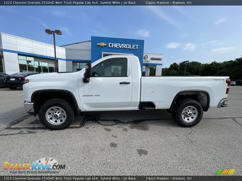 Summit White 2020 Chevrolet Silverado 3500HD Work Truck Regular Cab 4x4 Photo #2