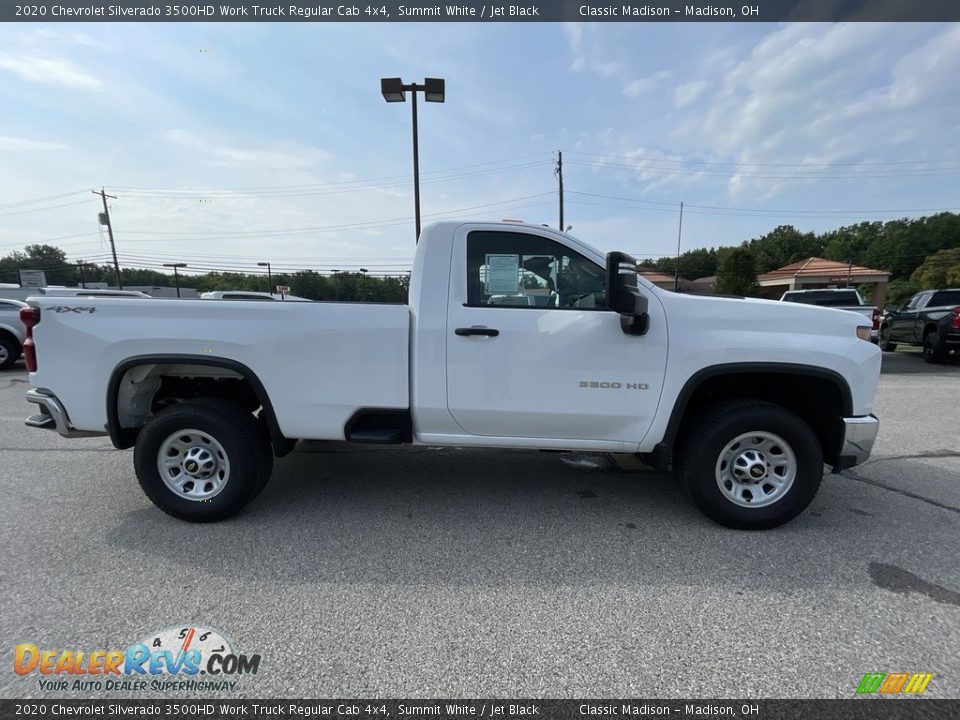 2020 Chevrolet Silverado 3500HD Work Truck Regular Cab 4x4 Summit White / Jet Black Photo #3
