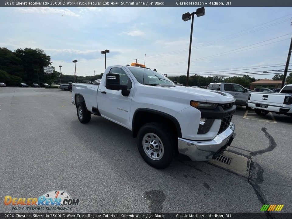 2020 Chevrolet Silverado 3500HD Work Truck Regular Cab 4x4 Summit White / Jet Black Photo #4