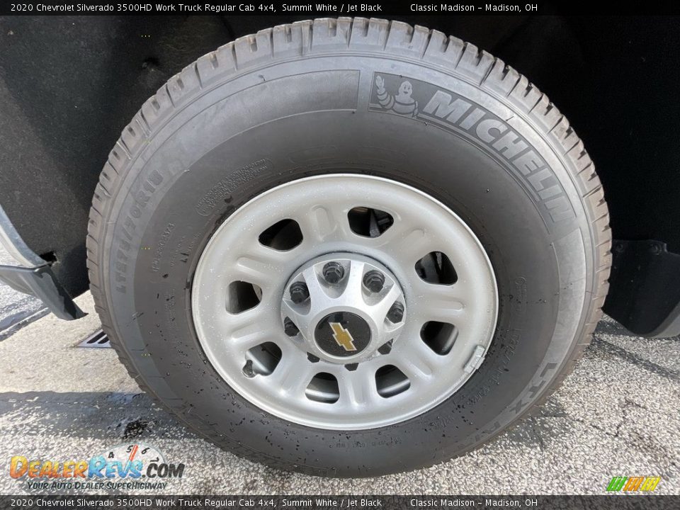 2020 Chevrolet Silverado 3500HD Work Truck Regular Cab 4x4 Summit White / Jet Black Photo #5