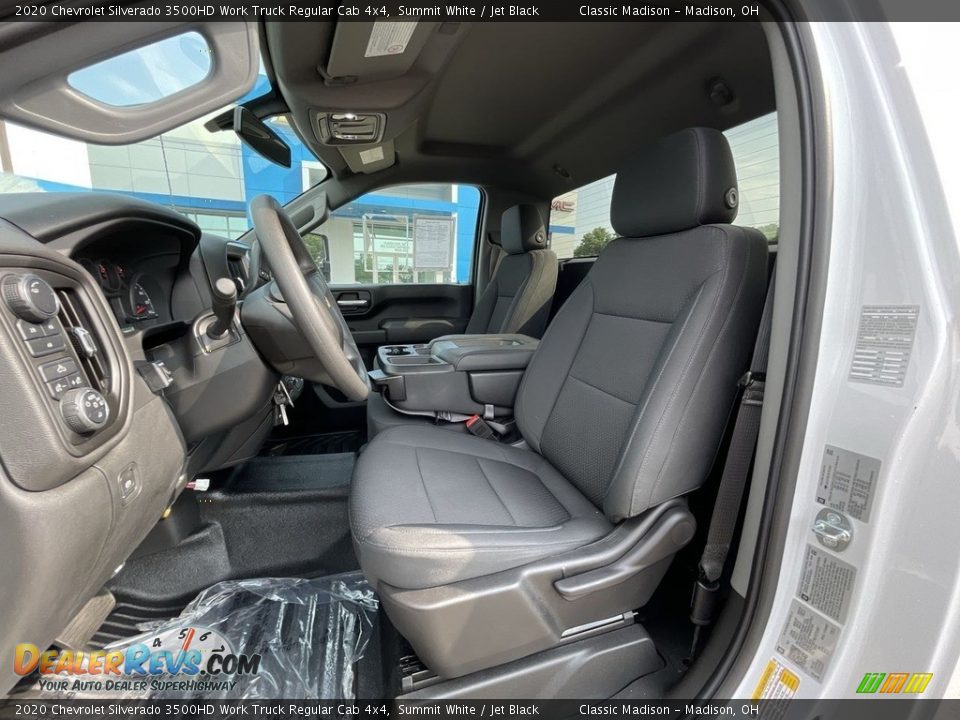 Front Seat of 2020 Chevrolet Silverado 3500HD Work Truck Regular Cab 4x4 Photo #6