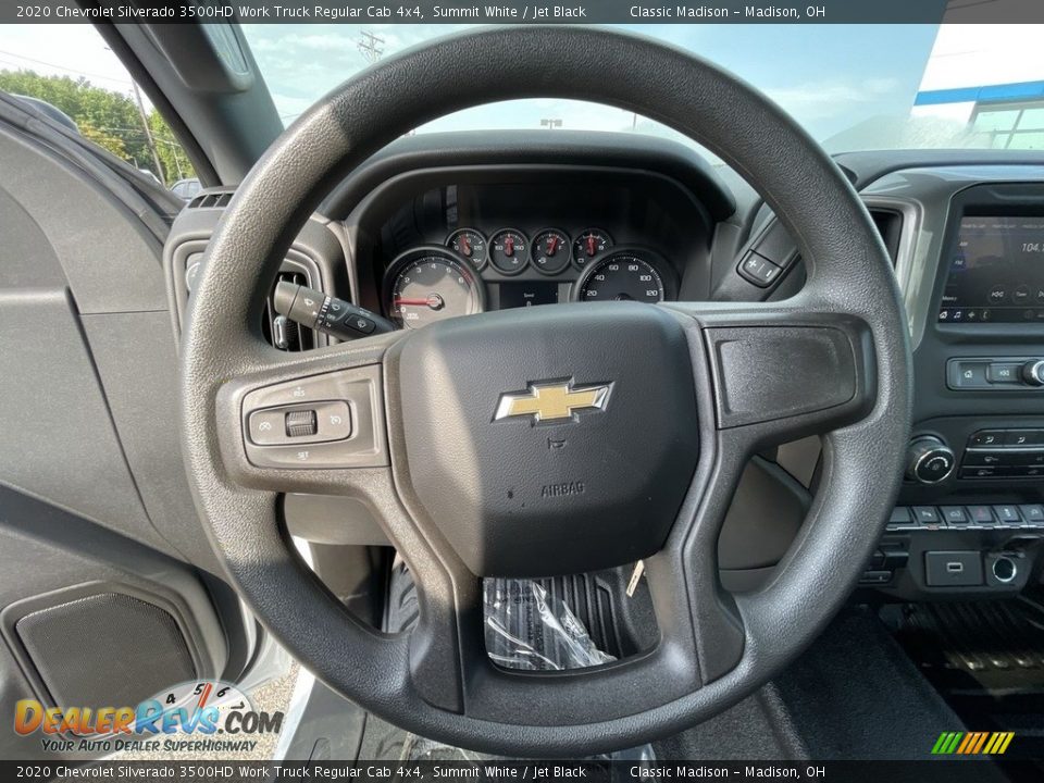 2020 Chevrolet Silverado 3500HD Work Truck Regular Cab 4x4 Steering Wheel Photo #8
