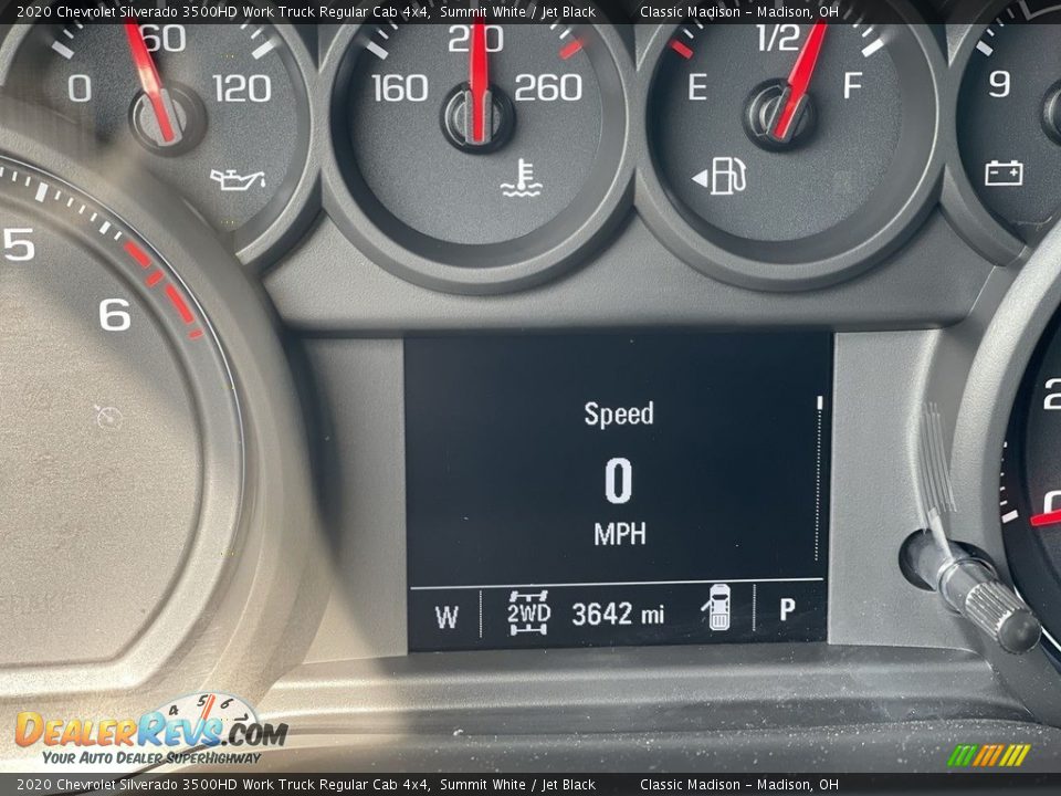 2020 Chevrolet Silverado 3500HD Work Truck Regular Cab 4x4 Summit White / Jet Black Photo #9