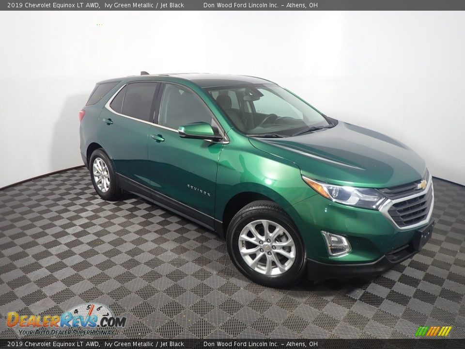2019 Chevrolet Equinox LT AWD Ivy Green Metallic / Jet Black Photo #3