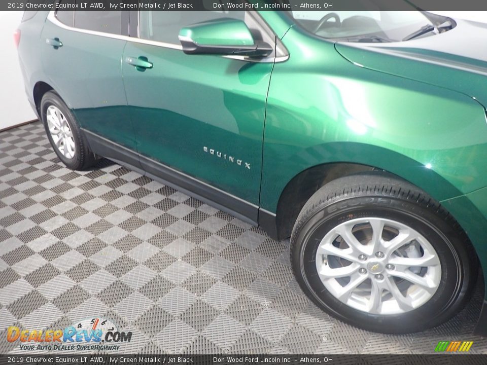 2019 Chevrolet Equinox LT AWD Ivy Green Metallic / Jet Black Photo #4