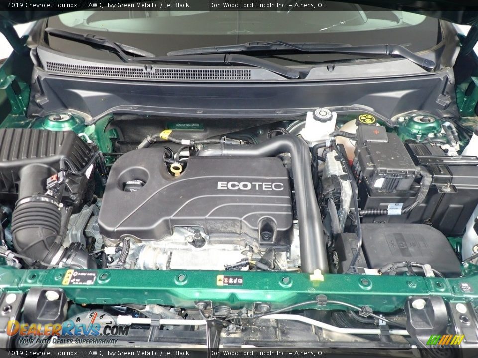 2019 Chevrolet Equinox LT AWD Ivy Green Metallic / Jet Black Photo #7