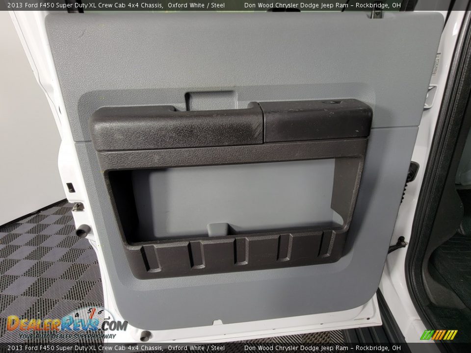 2013 Ford F450 Super Duty XL Crew Cab 4x4 Chassis Oxford White / Steel Photo #22