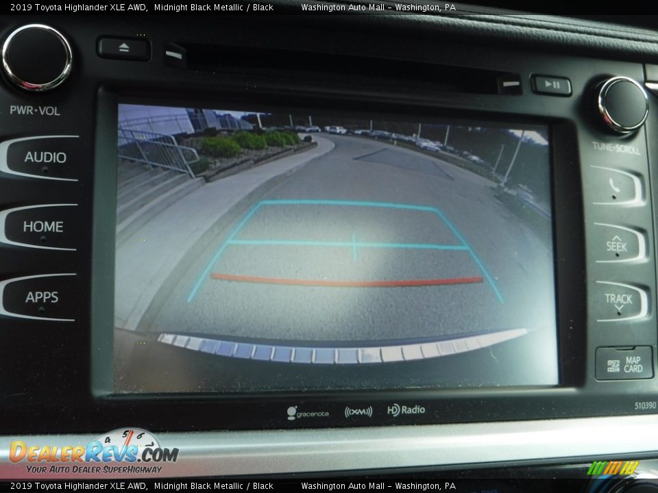 2019 Toyota Highlander XLE AWD Midnight Black Metallic / Black Photo #6