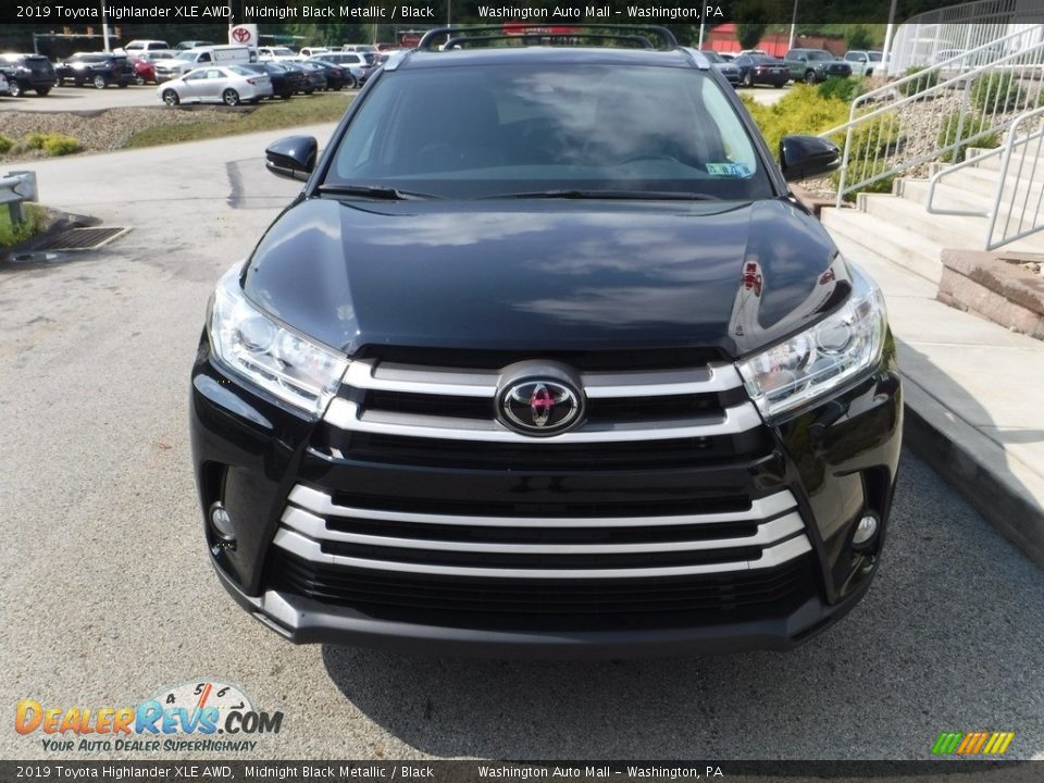 2019 Toyota Highlander XLE AWD Midnight Black Metallic / Black Photo #11