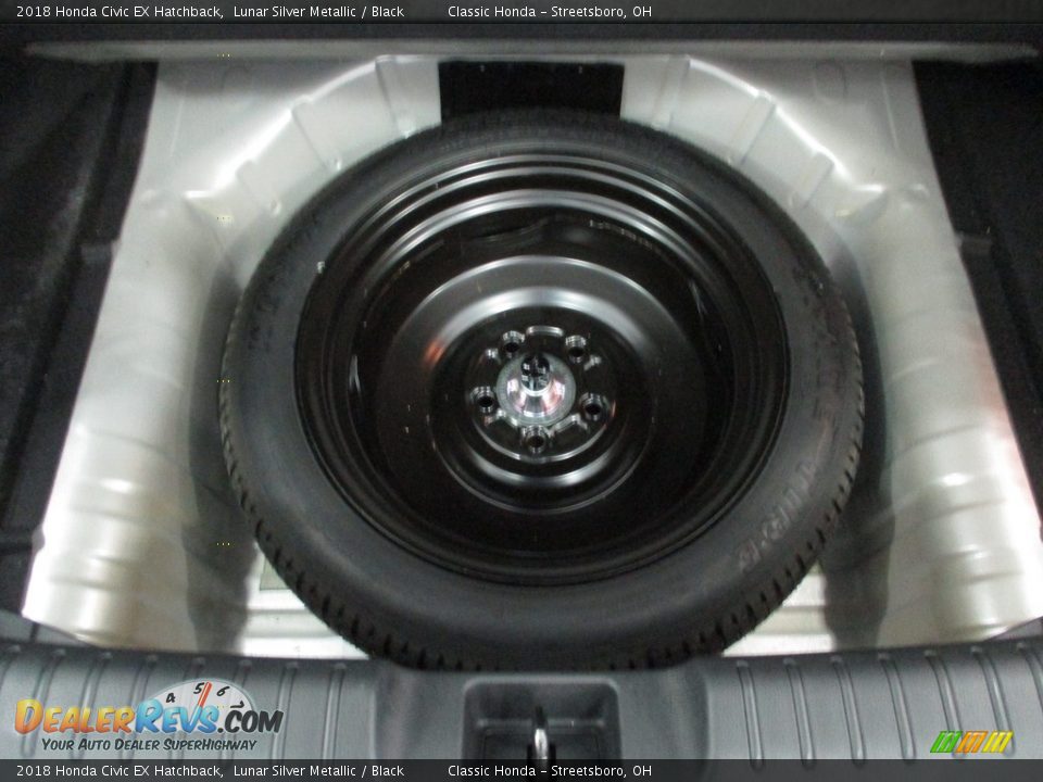 2018 Honda Civic EX Hatchback Lunar Silver Metallic / Black Photo #22