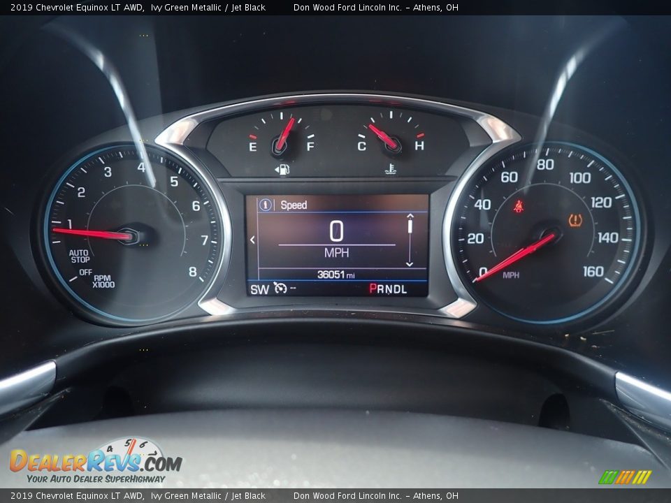 2019 Chevrolet Equinox LT AWD Ivy Green Metallic / Jet Black Photo #29