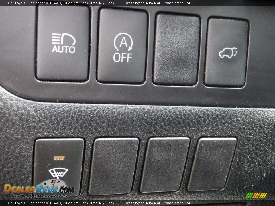 2019 Toyota Highlander XLE AWD Midnight Black Metallic / Black Photo #20
