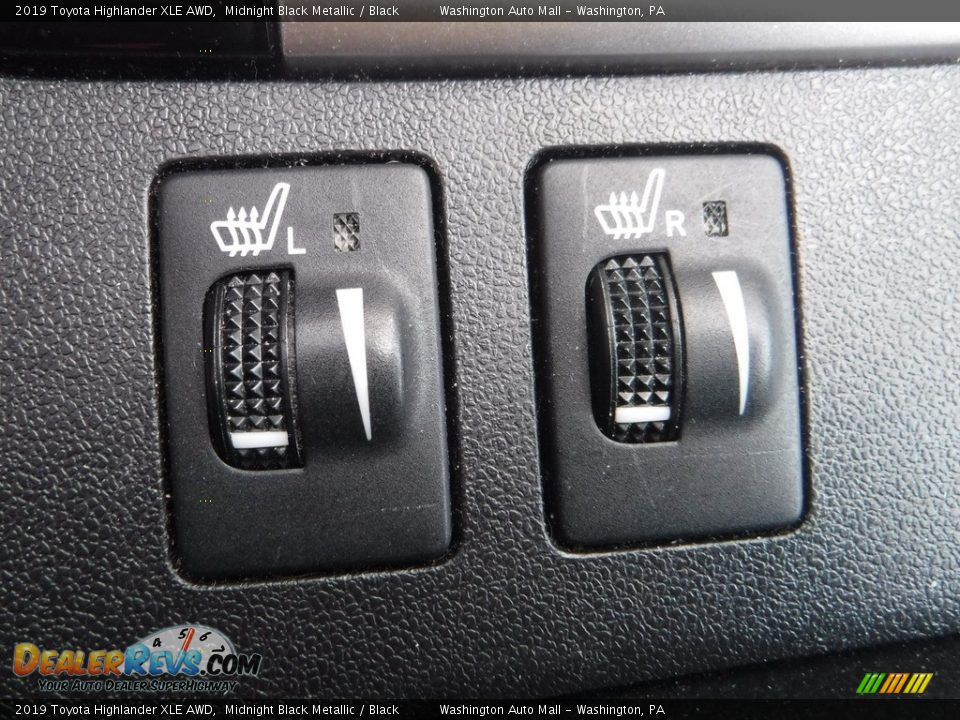 2019 Toyota Highlander XLE AWD Midnight Black Metallic / Black Photo #23
