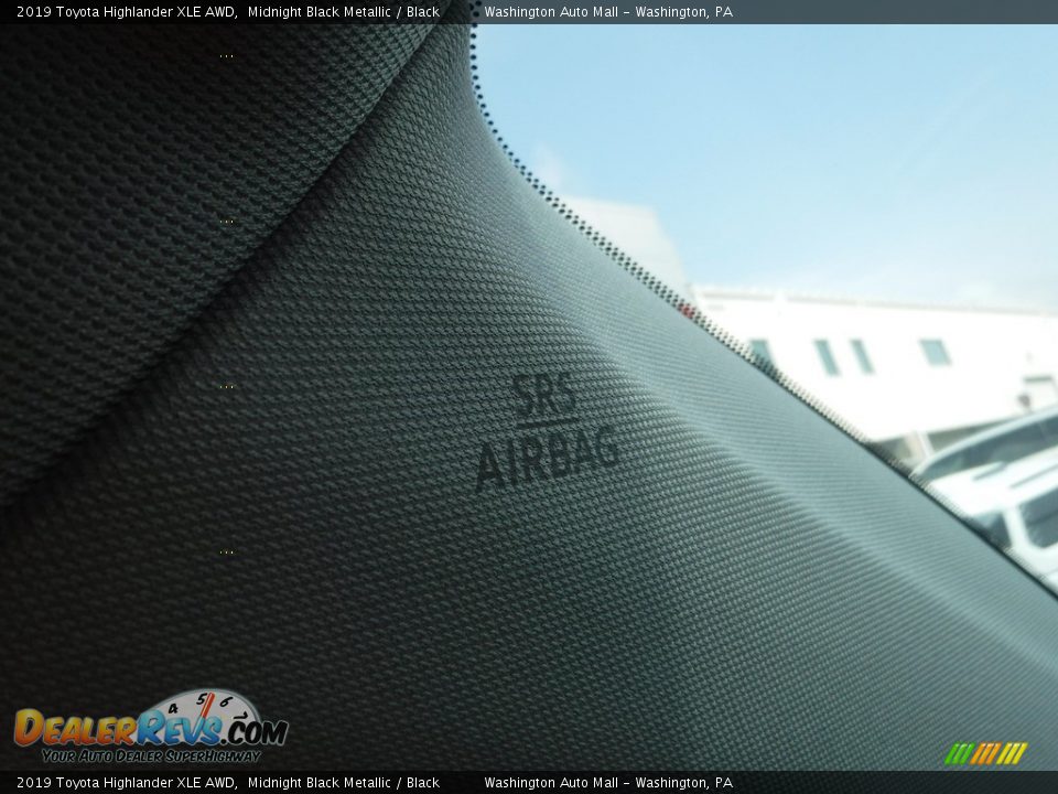 2019 Toyota Highlander XLE AWD Midnight Black Metallic / Black Photo #27