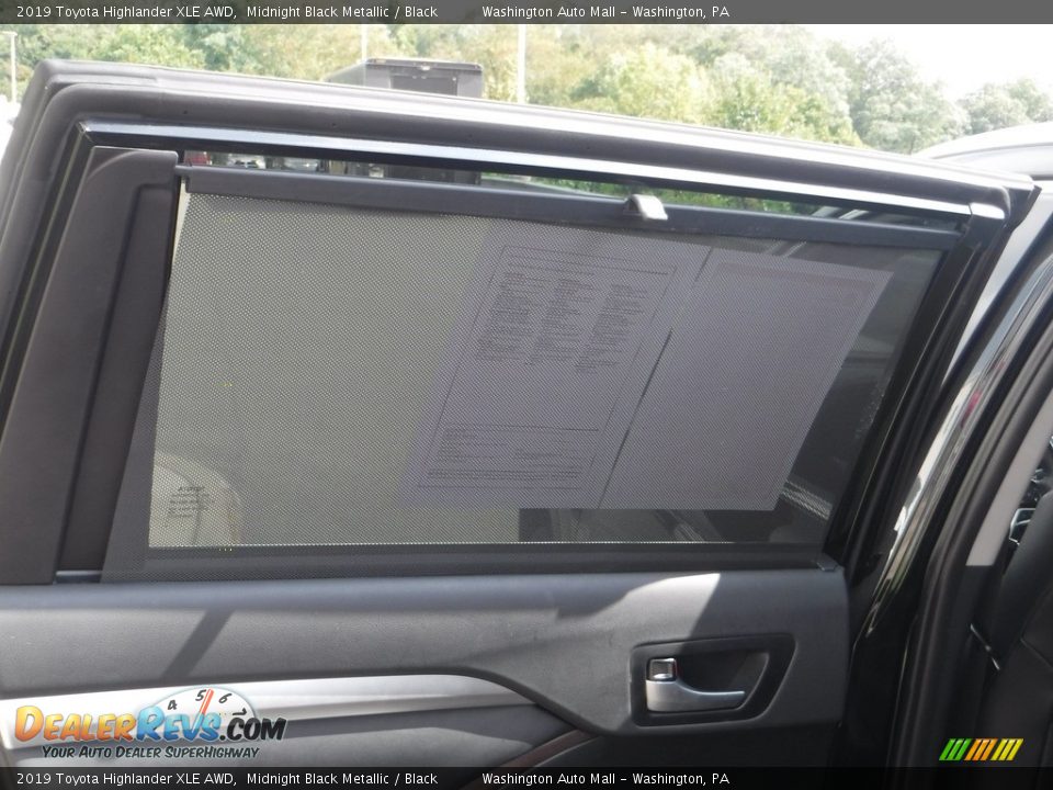 2019 Toyota Highlander XLE AWD Midnight Black Metallic / Black Photo #32