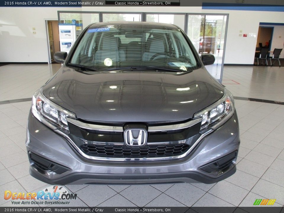 2016 Honda CR-V LX AWD Modern Steel Metallic / Gray Photo #2