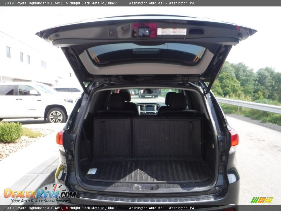 2019 Toyota Highlander XLE AWD Midnight Black Metallic / Black Photo #34
