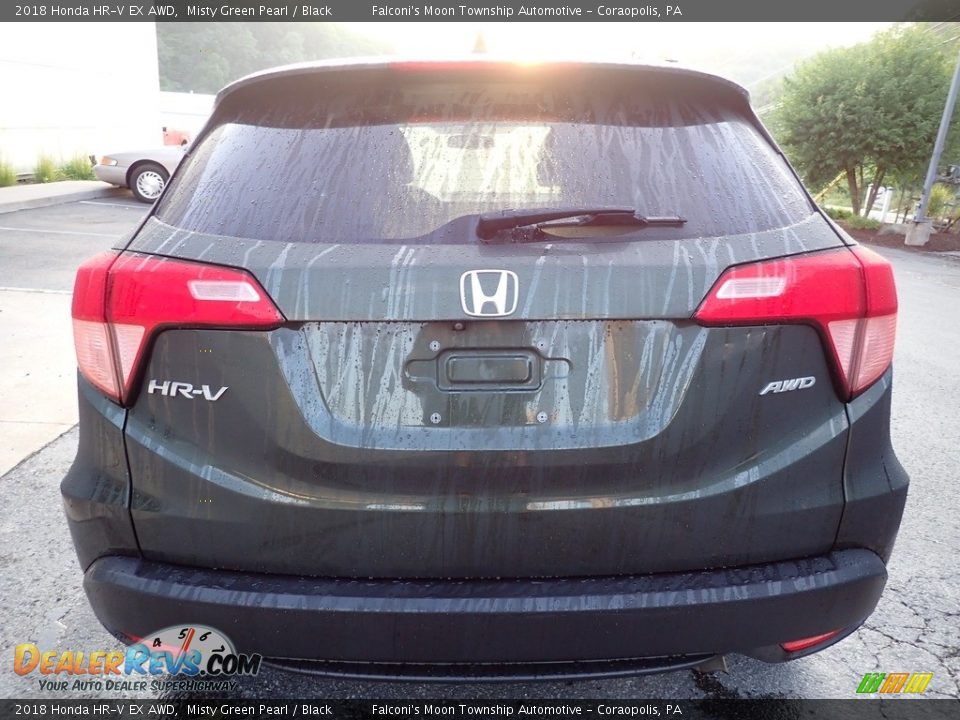 2018 Honda HR-V EX AWD Misty Green Pearl / Black Photo #3