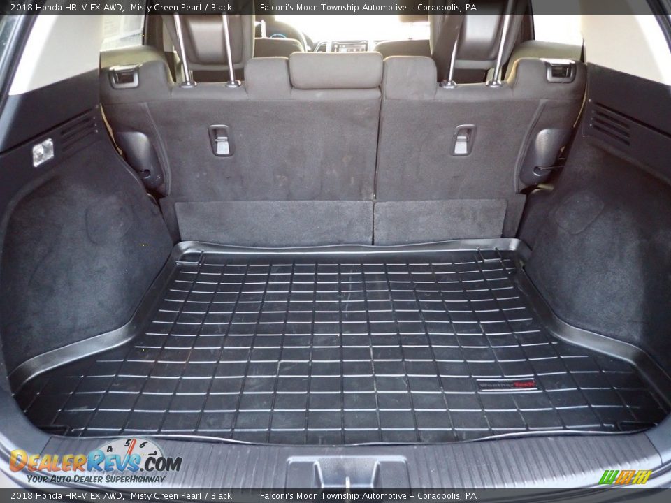 2018 Honda HR-V EX AWD Misty Green Pearl / Black Photo #4