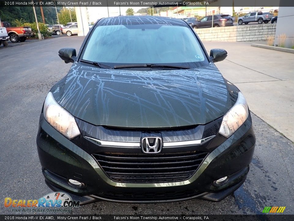 2018 Honda HR-V EX AWD Misty Green Pearl / Black Photo #8