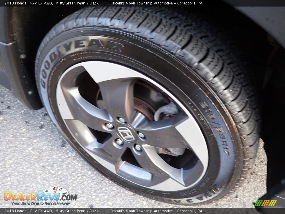 2018 Honda HR-V EX AWD Misty Green Pearl / Black Photo #10