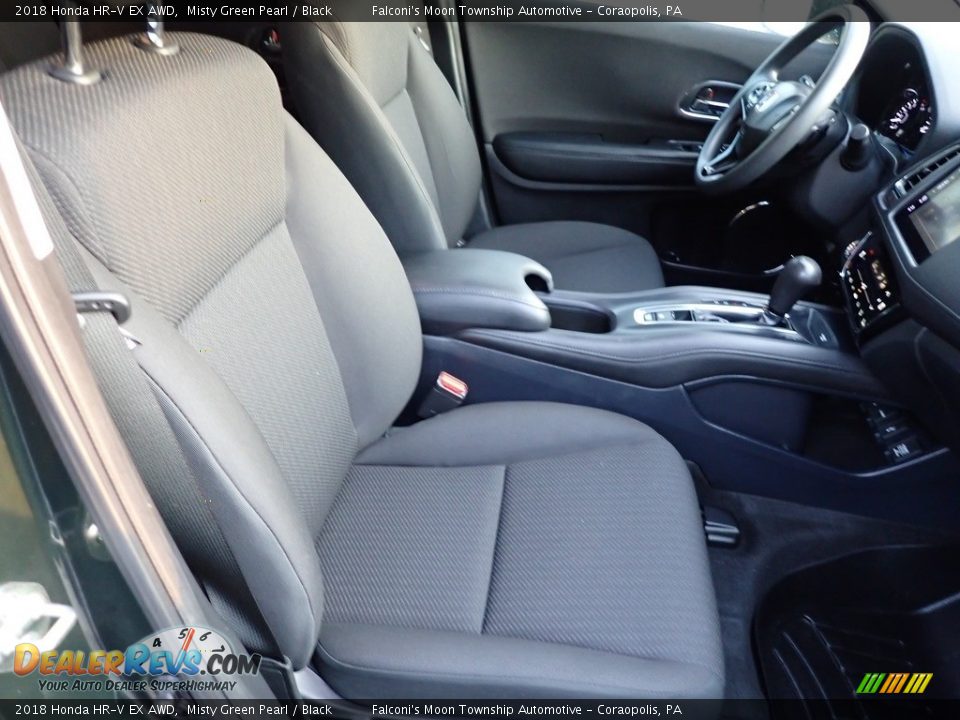 2018 Honda HR-V EX AWD Misty Green Pearl / Black Photo #11