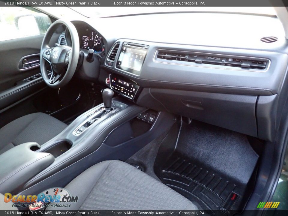 2018 Honda HR-V EX AWD Misty Green Pearl / Black Photo #12